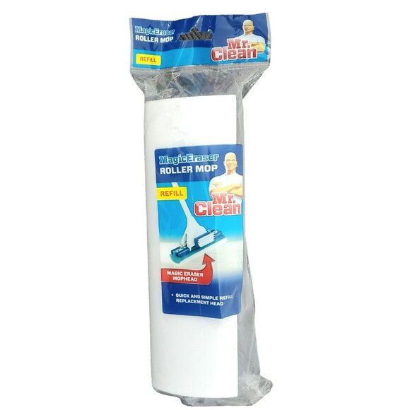 New Mr. Clean Magic Eraser Roller Mop Refill Replacement MopHead Floor Cleaner - Picture 8 of 8